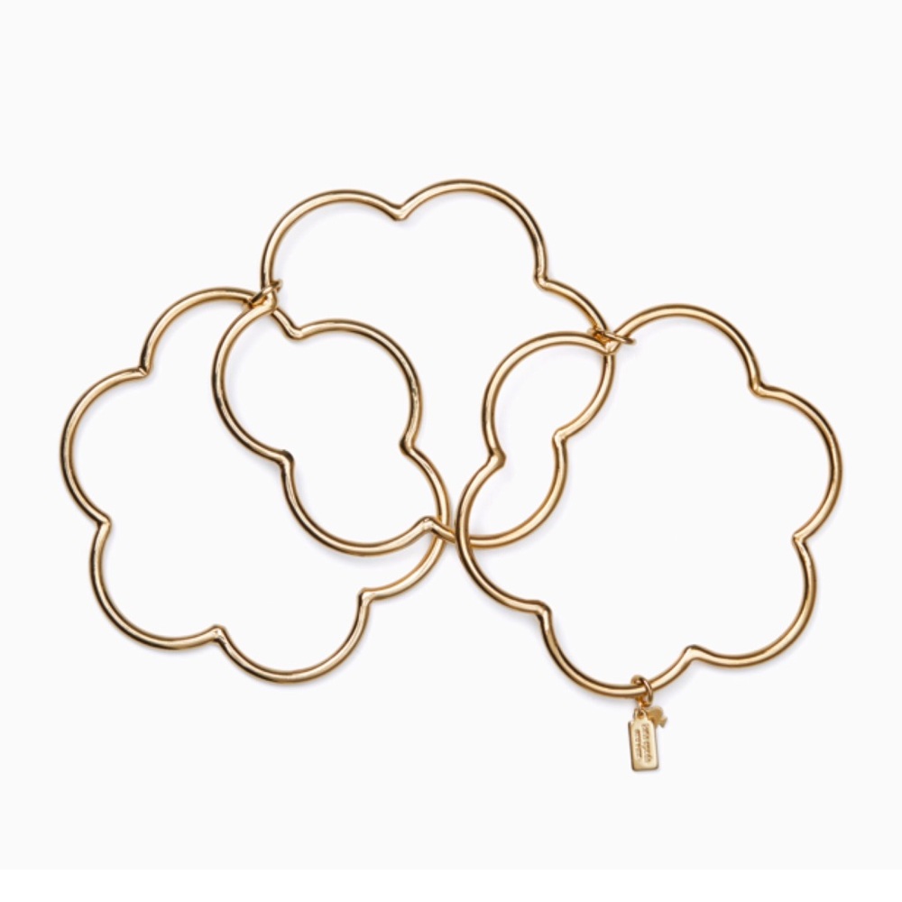 Kate Spade Scrunched Scallops Stackable Bangle Set - Picture 4 of 5